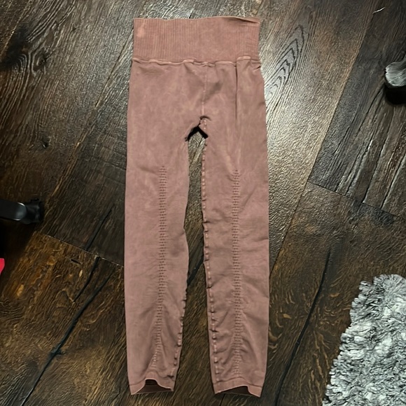 FP Movement Happiness High-Rise 7/8 Length Good Karma Leggings in Nutmeg M/L - Picture 10 of 14